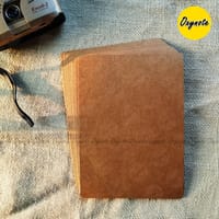 A5 & A6 Size Blank Kraft Card by OXYNOTE - Round Corner - 400GSM_img_6