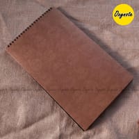 Aadim Series Art Book by OXYNOTE - 400 GSM Brown Card - 30 Pages - 15 Sheets_img_1