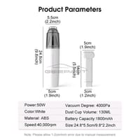 ðĨGeepact Mini Portable Handheld Rechargeable Vacuum Cleaner_img_5