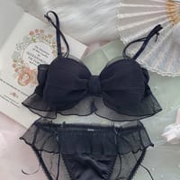 Japanese Style Mesh Lace Girl’s Bra suit Sexy for Women_img_0