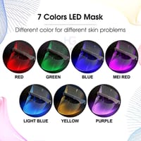 HEGRUS 7 Colors LED Photon Therapy Facial Light Face Mask_img_5