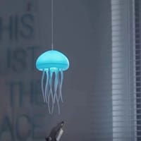 Creative Home Lighting Dynamic Voice Control Jellyfish Lamp Color Changing Atmosphere Romantic Rechargeable Ambient Night Light_img_1