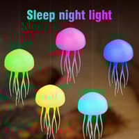 Creative Home Lighting Dynamic Voice Control Jellyfish Lamp Color Changing Atmosphere Romantic Rechargeable Ambient Night Light_img_2