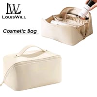 💥LouisWill Portable Cosmetic Bag Case with Zipper_img_5