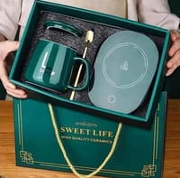 Electric Ceramic Coffee Mug And Saucer (M-034)_img_0