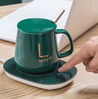 Electric Ceramic Coffee Mug And Saucer (M-034)_img_3