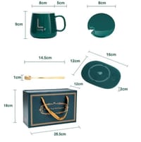 Electric Ceramic Coffee Mug And Saucer (M-034)_img_5