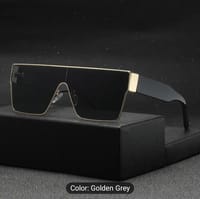 Men's Plastic One-piece Flat Top Trendy Casual Chic Lazy Style Glasses_img_0