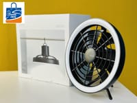 JISULIFE FA17 Rechargeable Fan With LED Light And Table Tripod_img_1