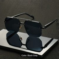 Unisex Retro Metal Frame Fashion Glasses with Gradient Lenses - Classic Round Frame, Lightweight & Durable for Daily Wear, Parties, Gift Giving_img_0