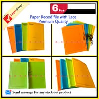 Paper Record file with Lace Premium Quality pack of 6 pcs_img_0