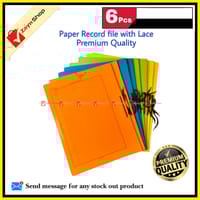 Paper Record file with Lace Premium Quality pack of 6 pcs_img_1
