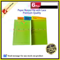 Paper Record file with Lace Premium Quality pack of 6 pcs_img_2