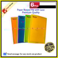 Paper Record file with Lace Premium Quality pack of 6 pcs_img_4