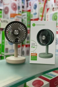 DP-7639 Rechargeable 4000mAh Battery Three Speed Modes Up-Down Adjustable Desk Fan_img_0
