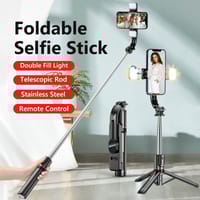 New L13D Bluetooth Selfie Stick with Double Fill Light_img_2