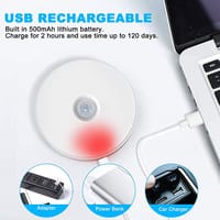 Wireless Motion Sensor Led Wall Night Light With Usb Charging Stick Lamp_img_2