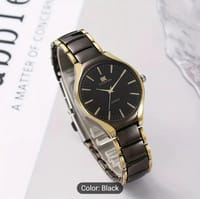 1-4pcs Elegant Couple Quartz Watch Set with Magnetic Necklace, Simple Round Dial, Black Alloy Strap, Love Key Design - Ideal Gift for Family and Couples, Suitable for Ramadan Gifts and Daily Wear, Box Not Included, Middle East Exclusiv_img_2