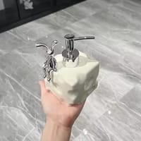 Luxury Ceramic Sitting Rabbit Cheese Liquid Soap Dispenser_img_1