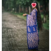 হাফ সিল্ক বুটিক শাড়ি (বাংলাদেশ এক্সপোর্ট)_img_1