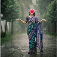 হাফ সিল্ক বুটিক শাড়ি (বাংলাদেশ এক্সপোর্ট)_img_5