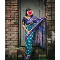 হাফ সিল্ক বুটিক শাড়ি (বাংলাদেশ এক্সপোর্ট)_img_6