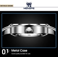 💥MENSPE Waterproof Steel Strip Double Calendar Wrist Watches_img_6
