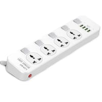 LDNIO SC4408 2500W Defender Series 4 Power Socket 4 USB Power Strip_img_0