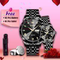 Olevs Stainless Steel Fashionable Couple Watches_img_0