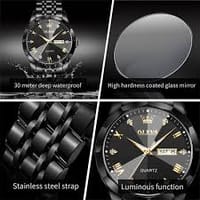 Olevs Stainless Steel Fashionable Couple Watches_img_7