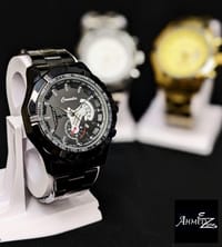 Men's business Black Watch Stainless steel_img_0