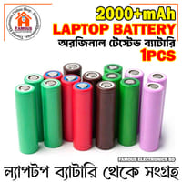 1PCS Laptop Battery (2000+ mAh) 18650 3.7V - Quality Rechargeable Lithium Battery from Laptops for Sustained Power_img_1