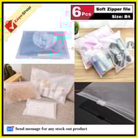 Zipper file Soft Legal size 10x14 inch pack of 6 pcs Use for Documents and multipurpose_img_0