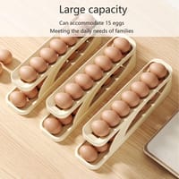 Automatic Rolling Egg Holder – Space-Saving 2-Layer Egg Storage Rack_img_6