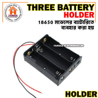 3.7V 18650 3 Tank Battery Storage Box 4.2V 18650 Battery Rechargeable 3S 3 Slot Battery Casing Bracket Holder For With Cable_img_6