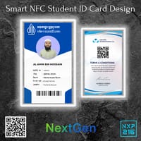 Students ID Card With Ribbon & Holder_img_3
