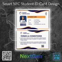 Students ID Card With Ribbon & Holder_img_8