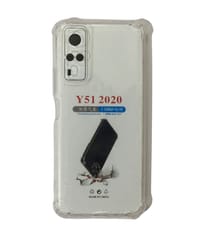 Vivo Y51 (2020)Transparent/Clear Soft silicone Phone Cover_img_1
