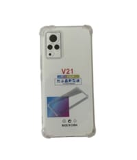 vivo V21 Transparent/Clear Soft silicone Phone Cover_img_0