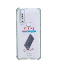 Vivo V15 Transparent/Clear Soft silicone Phone Cover_img_0