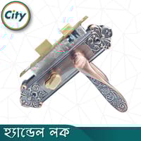 প্রিমিয়াম কুয়ালিটি ছোট আকারের হ্যান্ডেল লক নব সহ ভিতরের রুমের জন্য অ্যান্টিক রঙের দরজার লক Door Lock_img_1