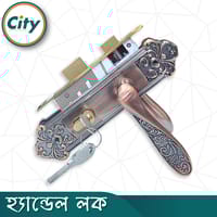 প্রিমিয়াম কুয়ালিটি ছোট আকারের হ্যান্ডেল লক নব সহ ভিতরের রুমের জন্য অ্যান্টিক রঙের দরজার লক Door Lock_img_2
