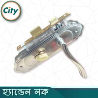 উচ্চ সুরক্ষা ছোট আকারের হ্যান্ডেল লক নব সহ ভিতরের রুমের দরজার জন্য সিলভার রঙের দরজার লক Door Lock_img_1