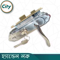 উচ্চ সুরক্ষা ছোট আকারের হ্যান্ডেল লক নব সহ ভিতরের রুমের দরজার জন্য সিলভার রঙের দরজার লক Door Lock_img_2