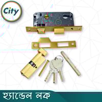 প্রিমিয়াম কুয়ালিটি ছোট আকারের হ্যান্ডেল লক নব সহ ভিতরের রুমের জন্য সিএফ রঙের দরজার লক Door Lock_img_5