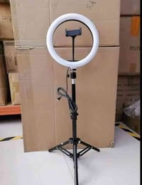 12 ইঞ্চি রিং লাইট ট্রাইপড স্ট্যান্ডসহ-12 inch ring light with tripod stand & phone holder_img_1