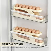 Automatic Rolling Egg Holder – Space-Saving 2-Layer Egg Storage Rack_img_1