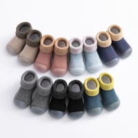 Baby Anti-Slip Soft Sole Warm Socks Shoes | First Walker Cotton Shoes (0– 24 Months)_img_1