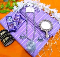 Favorite gift set combo offer saree for women [mah]_img_0