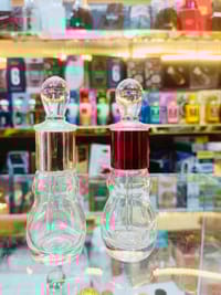 Empty Glass  Bottle with stick 12ml  For Essential Oil Gourd Type Refillable Perfume Bottles 1 pcs_img_3